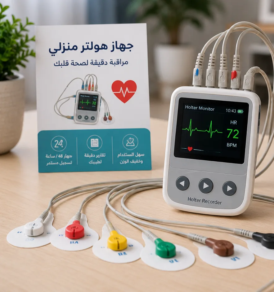 تركيب جهاز هولتر في المنزل لمتابعة نشاط القلب